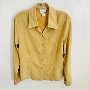 Worthington Button Down Blouse Size L